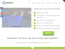 Tablet Screenshot of imarineled.com